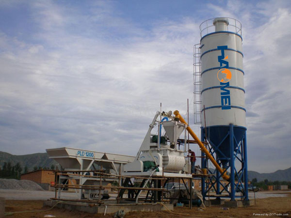 Stationary Concrete Mixing Batching Plant 