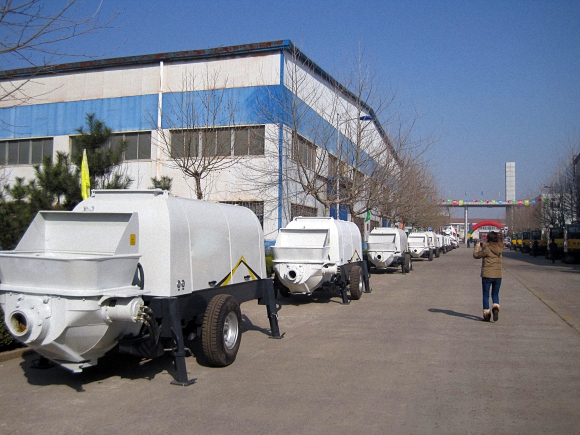 Made in China New Trailer Concrete Pump (diesel) 
