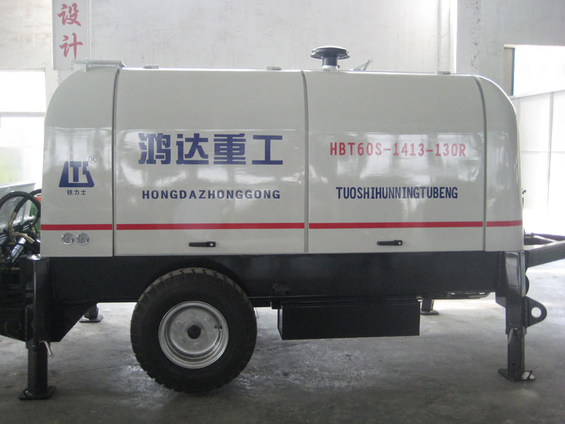 Made in China Brand New Trailer-Mounted Diesel Concrete Pump