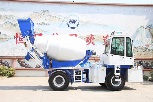 self-loading concrete mixer truck 